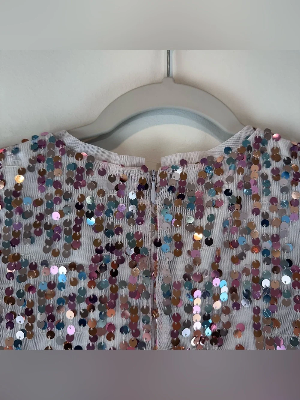 Gap Kids Girl’s Sequin Short Sleeve Party Event Dress Size Large